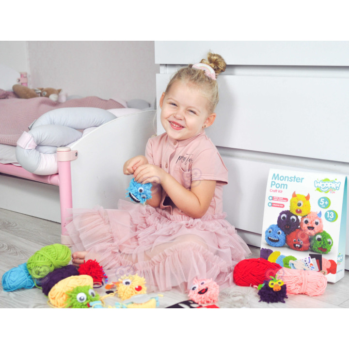 WOOPIE ART&FUN Monster Pom Creative Kit