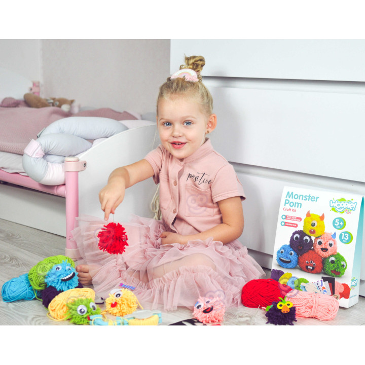 WOOPIE ART&FUN Monster Pom Creative Kit