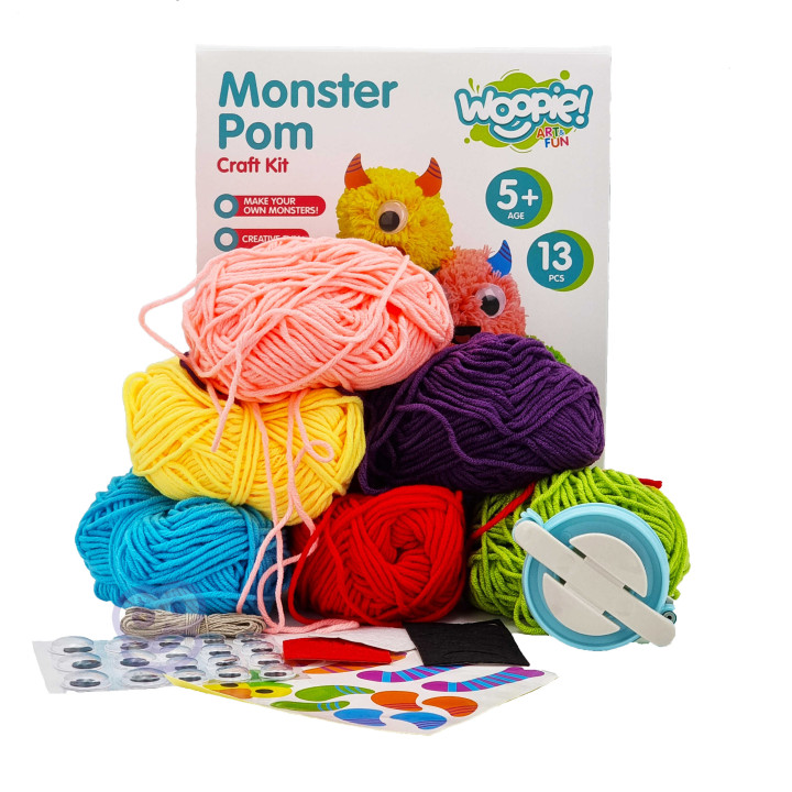 WOOPIE ART&FUN Monster Pom Creative Kit