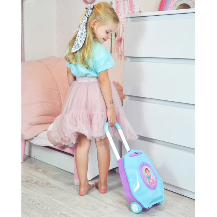 WOOPIE Dressing Table for Girls 2 in 1 Beauty Salon in a Suitcase