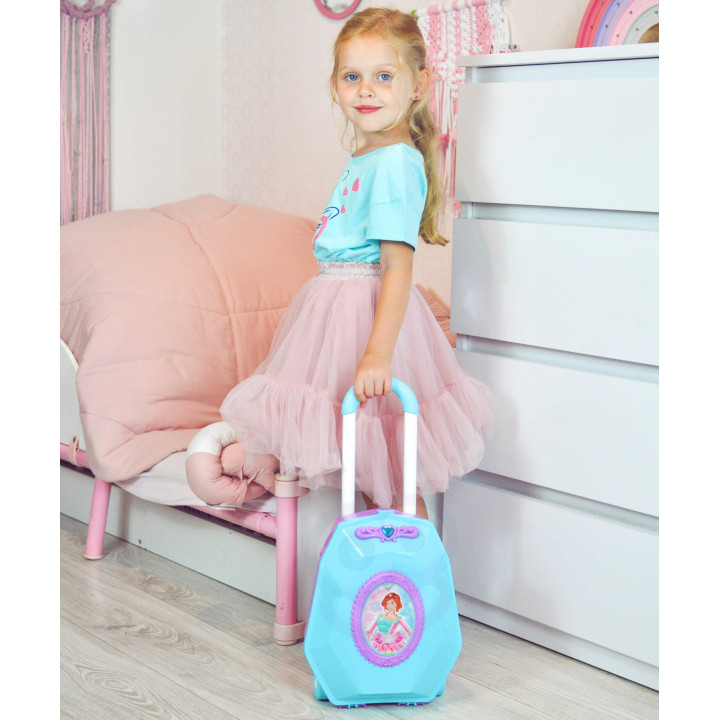 WOOPIE Dressing Table for Girls 2 in 1 Beauty Salon in a Suitcase