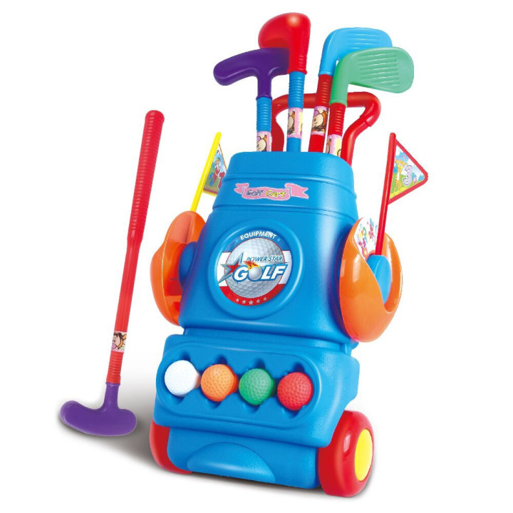 WOOPIE Golf Set + Wheeled Accessory Stand