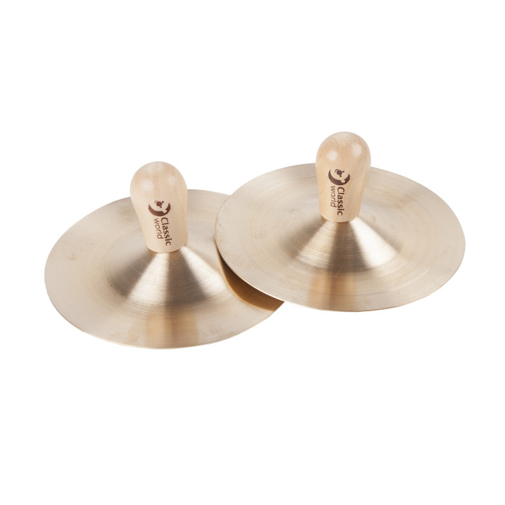 CLASSIC WORLD EDU Musical Instrument Cymbals (9 cm) for Children 2 pcs.