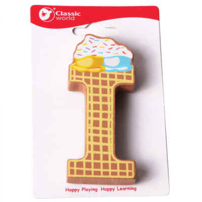 CLASSIC WORLD Wooden Letter I