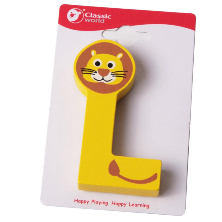 CLASSIC WORLD Wooden Letter L