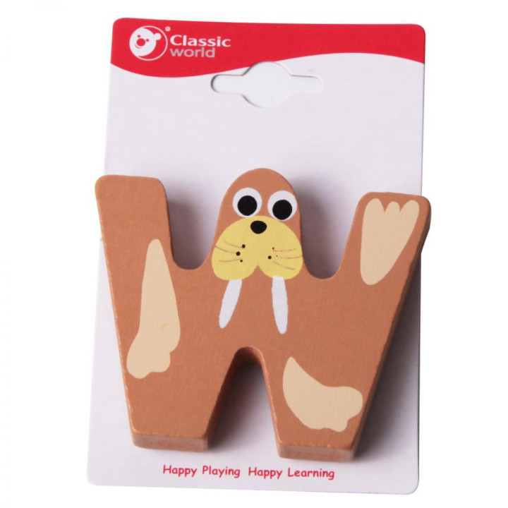 CLASSIC WORLD Wooden Letter W