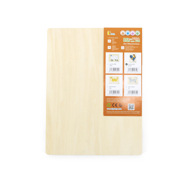 VIGA Drewniane Puzzle Montessori Słoń z Pinezkami