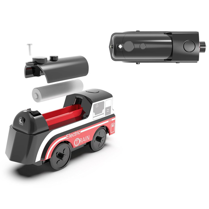 WOOPIE Electric Locomotive Train Magnet Cars
