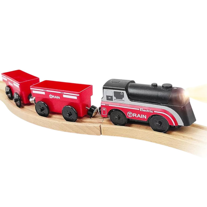 WOOPIE Electric Locomotive Train Magnet Cars