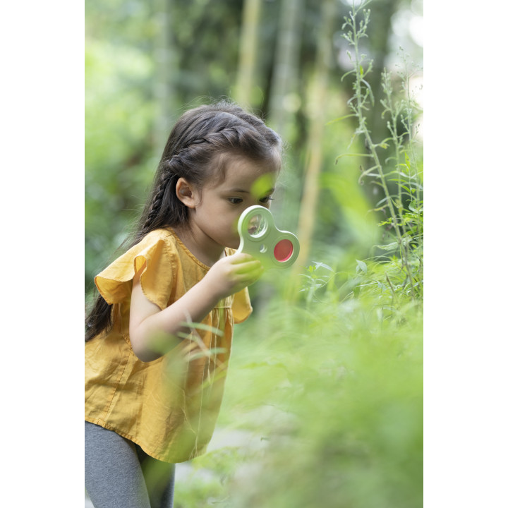CLASSIC WORLD 2-in-1 Microscope Magnifier for Children Exploring the Natural World