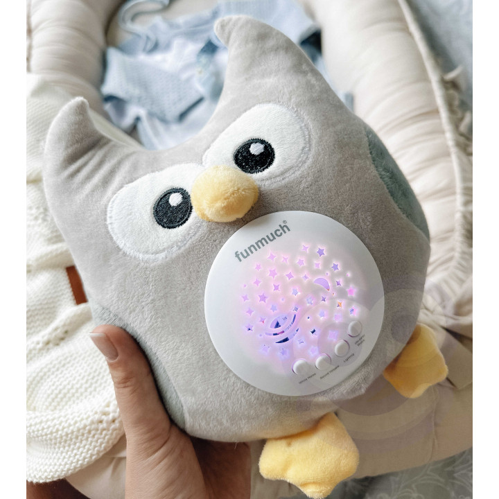 WOOPIE BABY 2-in-1 Owl Projector - 10 Lullabies