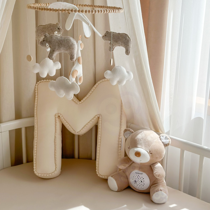 WOOPIE BABY 2-in-1 Teddy Bear Sleeping Toy Projector - 10 Lullabies