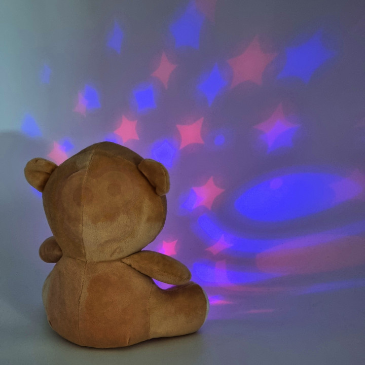 WOOPIE BABY 2-in-1 Teddy Bear Sleeping Toy Projector - 10 Lullabies