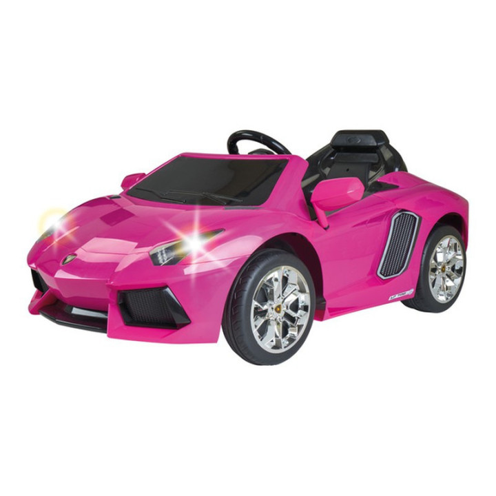 FEBER Lamborghini Aventador Pink Electric Car 6V 3+