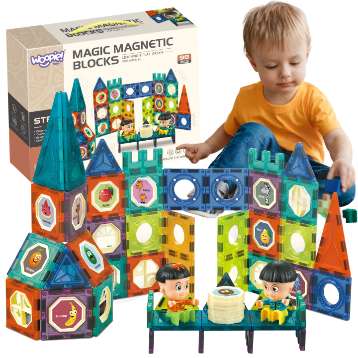 WOOPIE Magnetic Blocks Castle 98 pcs.