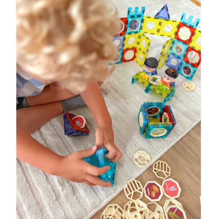 WOOPIE Magnetic Blocks Castle 98 pcs.