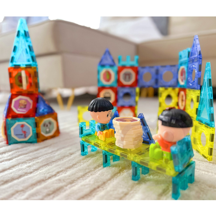 WOOPIE Magnetic Blocks Castle 98 pcs.