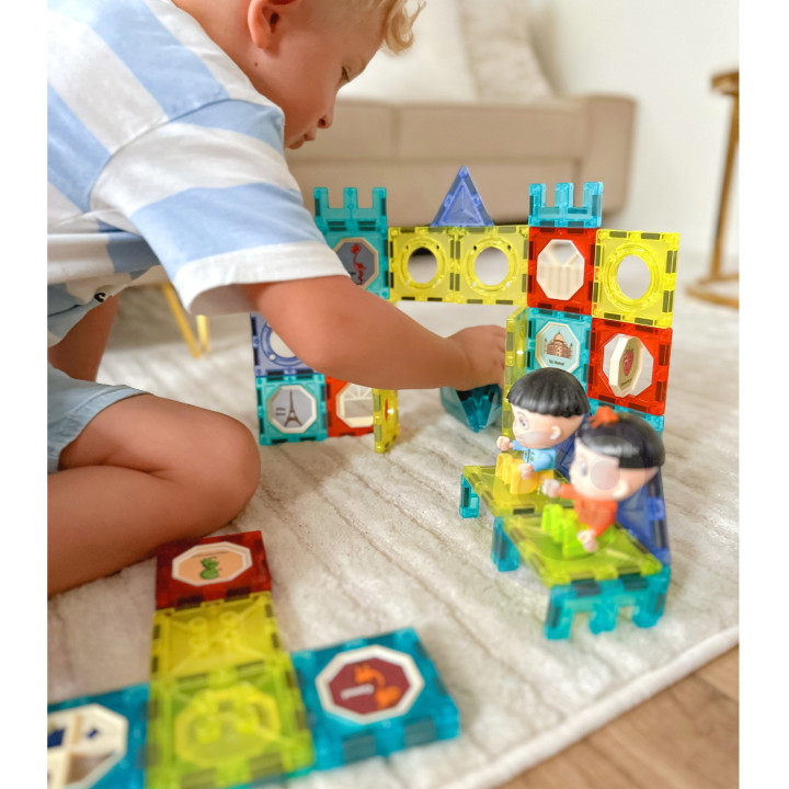 WOOPIE Magnetic Blocks Castle 98 pcs.
