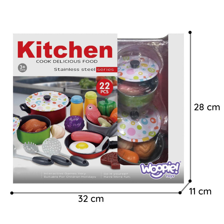 WOOPIE XXL Chef's Set Accessories Kitchen Utensils 22 pcs.