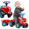 FALK Ride-on Tractor Go! with Trailer Red 1-3 years