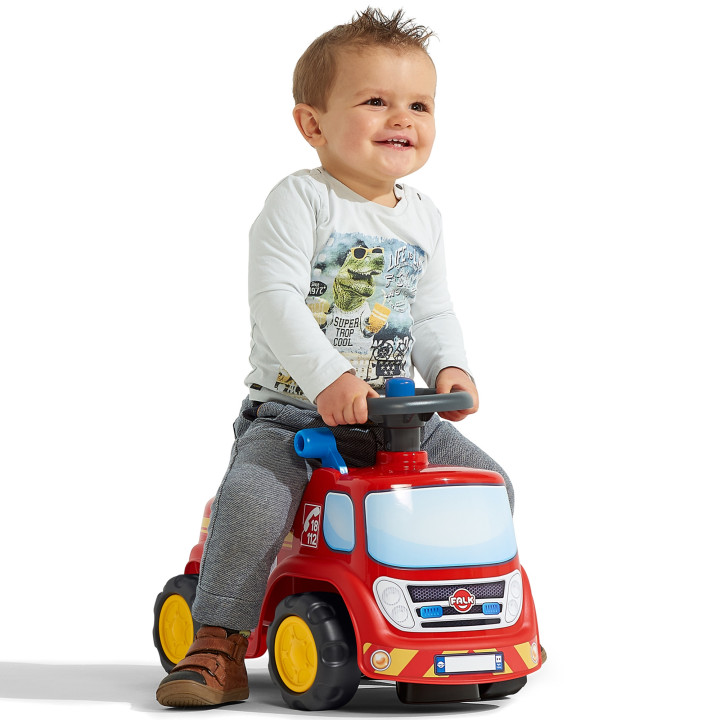 FALK Ride-on Fire Truck with Horn from 1 year