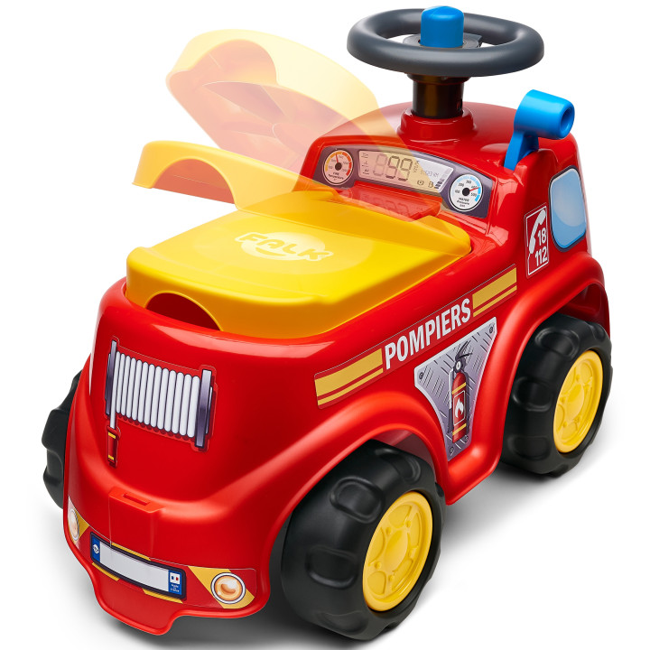 FALK Ride-on Fire Truck with Horn from 1 year
