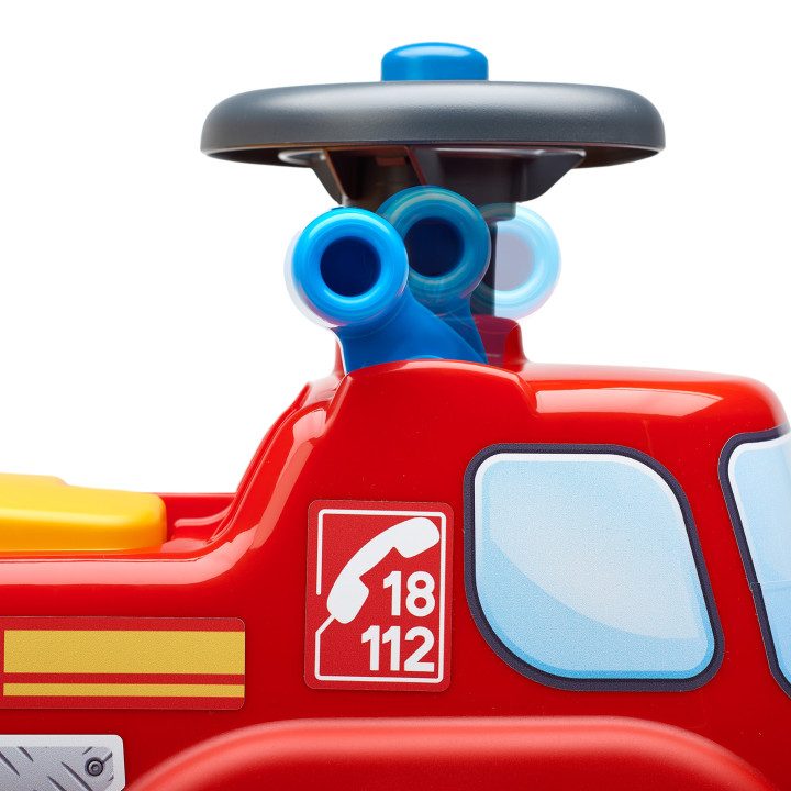 FALK Ride-on Fire Truck with Horn from 1 year