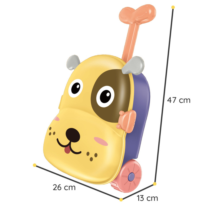 WOOPIE 3-in-1 Sandbox Set, Suitcase, Dog, Water Table