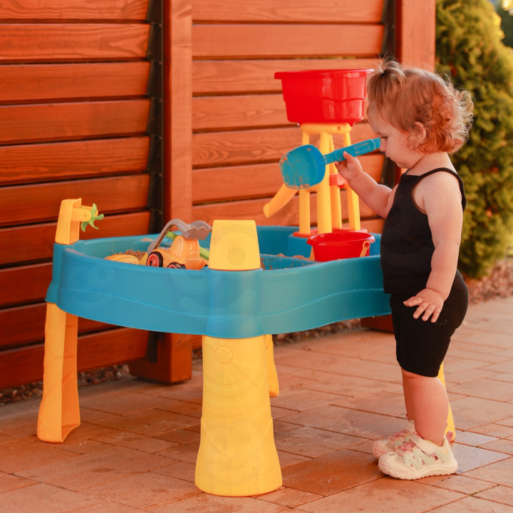 WOOPIE Water Table 2in1 Sandbox Mill 14 acc.