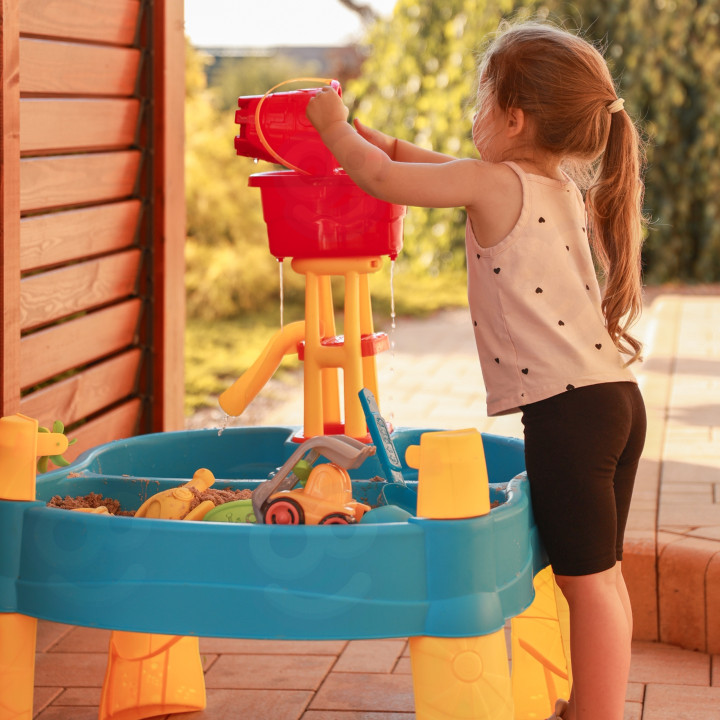 WOOPIE Water Table 2in1 Sandbox Mill 14 acc.