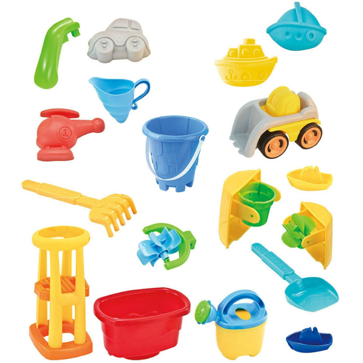 WOOPIE Water Table 2in1 Sandbox Mill 14 acc.