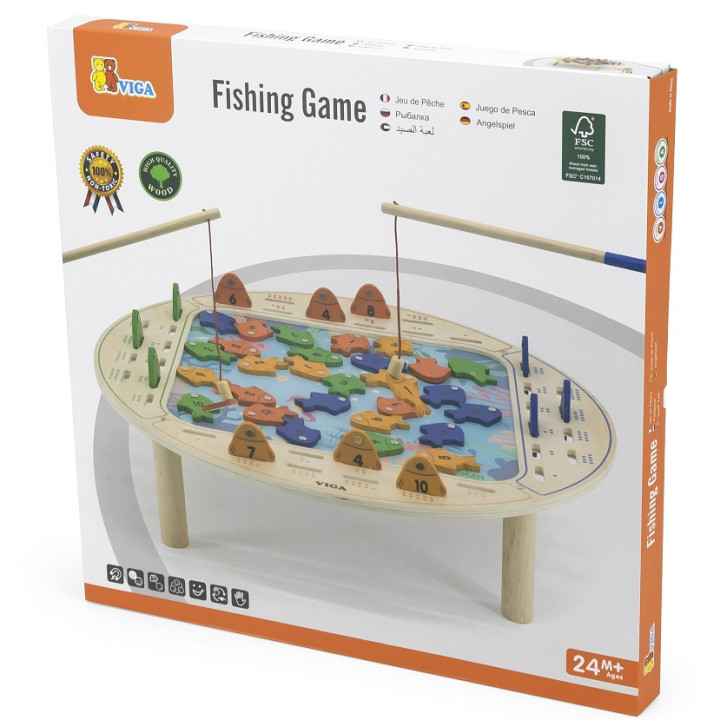 VIGA Wooden Fishing Game FSC