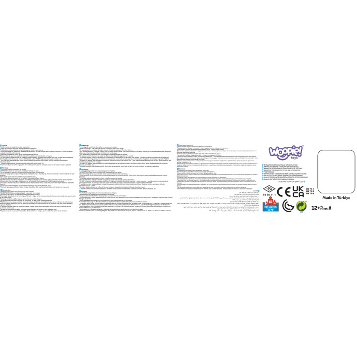 WOOPIE Jeździk 4w1 Sorter Pchacz Chodzik + Klakson Schowek