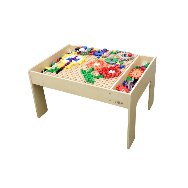 MASTERKIDZ Wooden Educational Table + STEM WALL ACCESSORIES