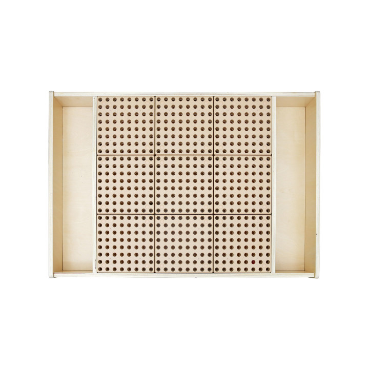 MASTERKIDZ Wooden Educational Table + STEM WALL ACCESSORIES