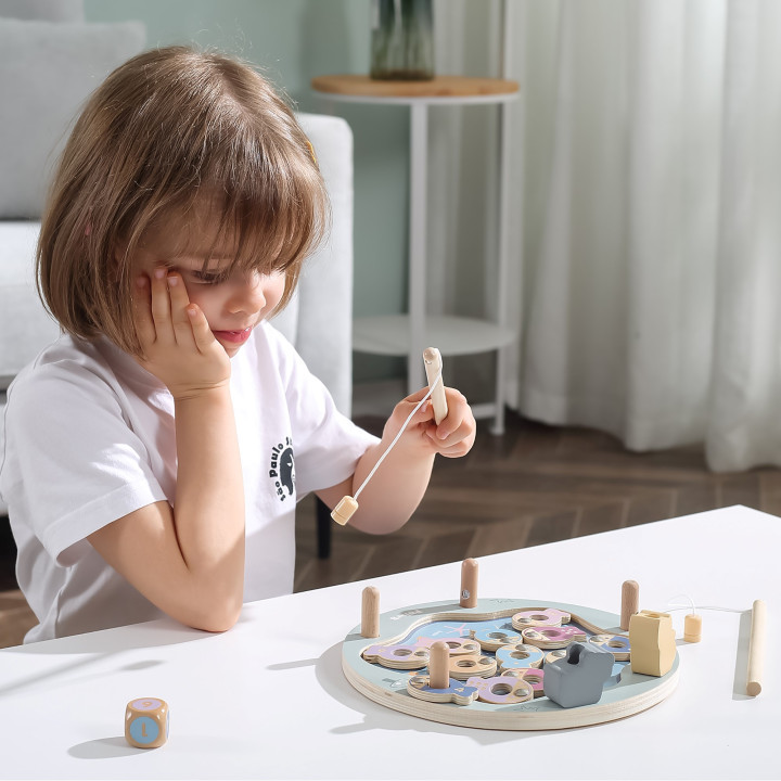 VIGA PolarB Wooden Fishing Game