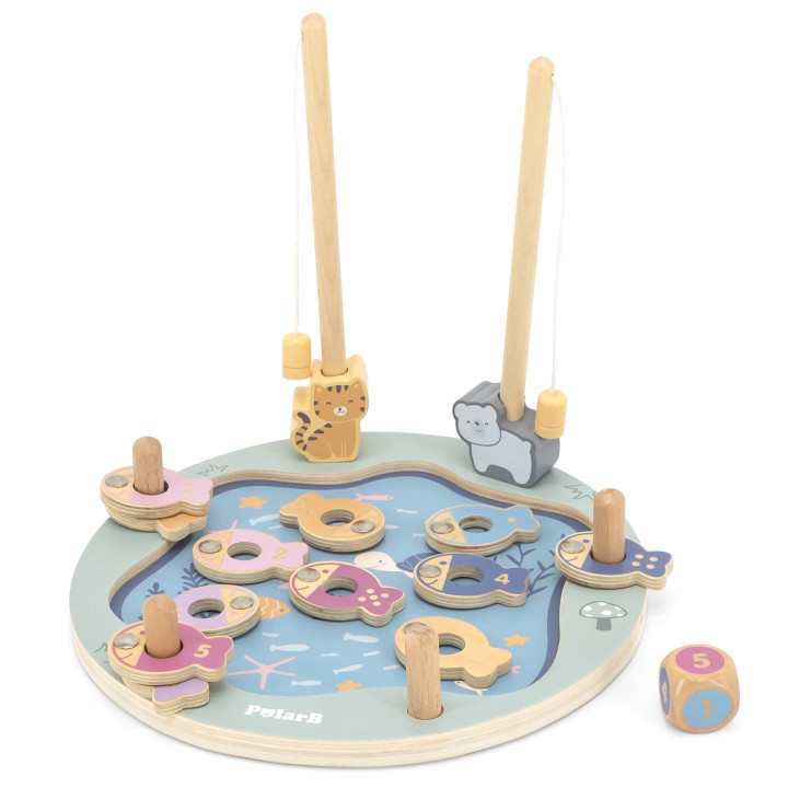 VIGA PolarB Wooden Fishing Game