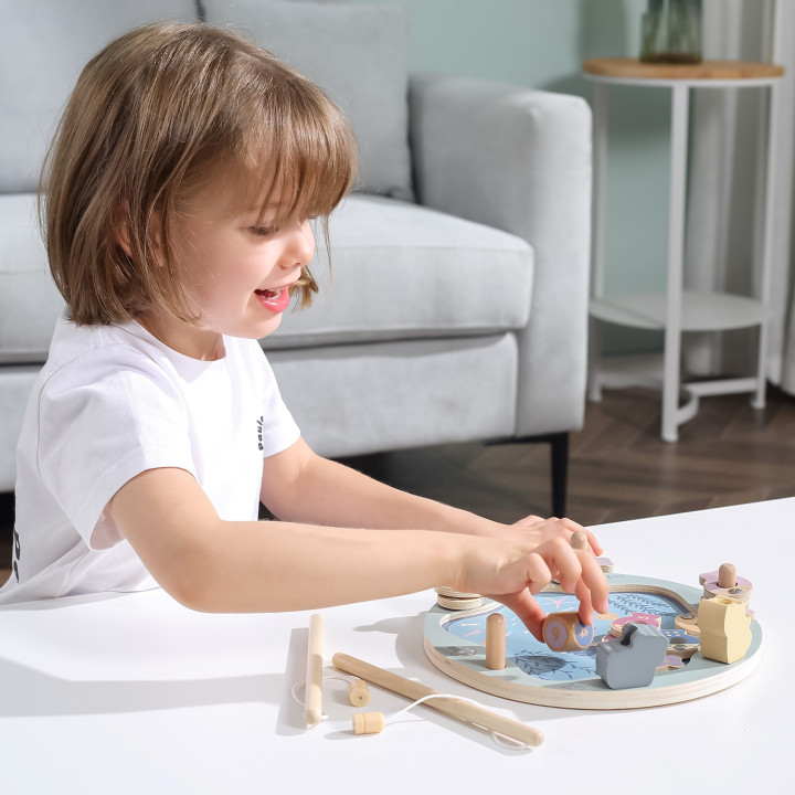 VIGA PolarB Wooden Fishing Game