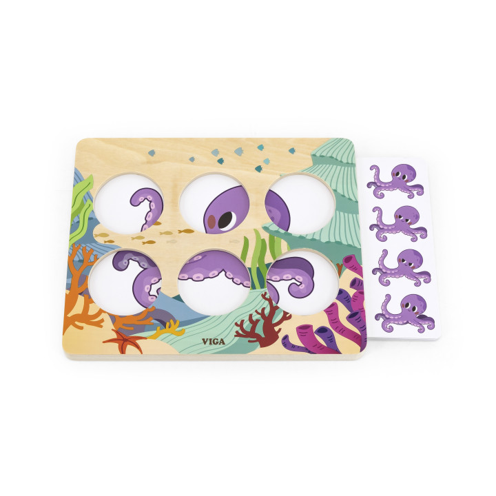 VIGA Game Compare Spot the Difference Sea Animals