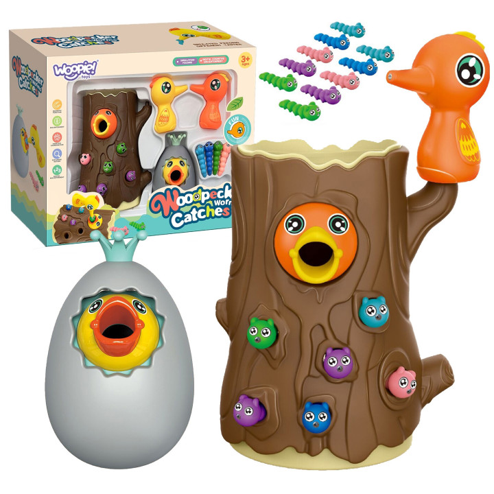 WOOPIE Arcade Game Catch the Bug + Piggy Bank Wanka Get Up Egg