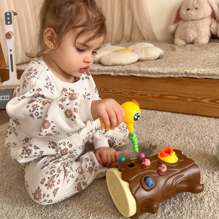 WOOPIE Arcade Game Catch the Bug + Piggy Bank Wanka Get Up Egg