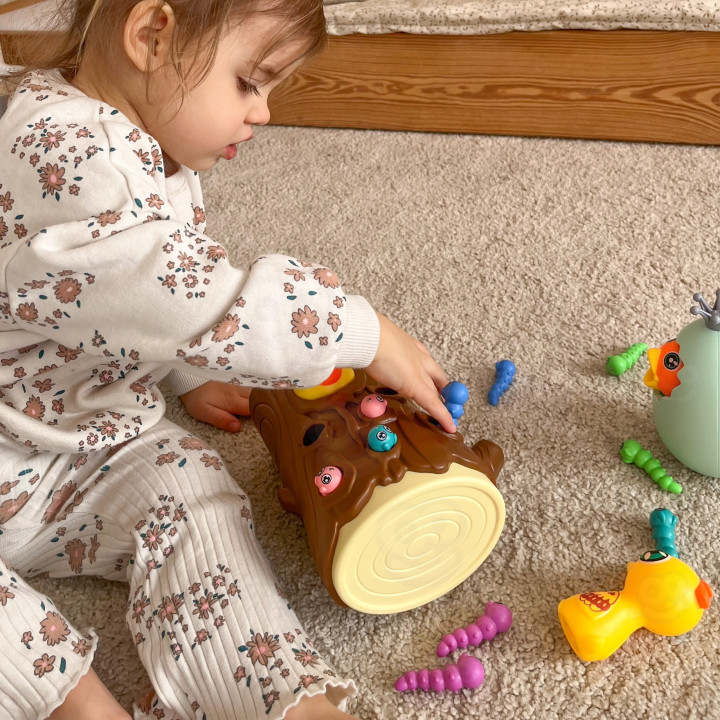 WOOPIE Arcade Game Catch the Bug + Piggy Bank Wanka Get Up Egg