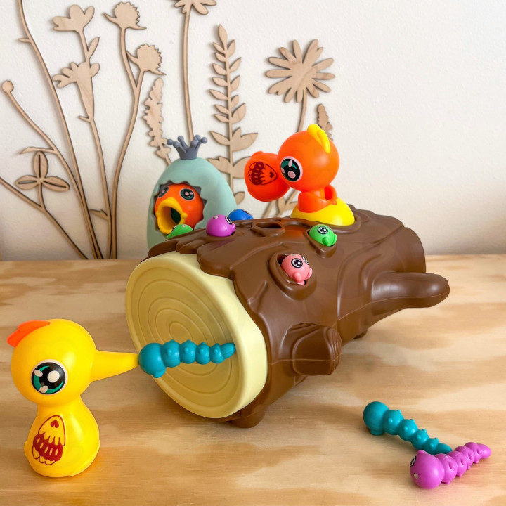 WOOPIE Arcade Game Catch the Bug + Piggy Bank Wanka Get Up Egg