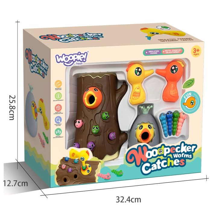 WOOPIE Arcade Game Catch the Bug + Piggy Bank Wanka Get Up Egg