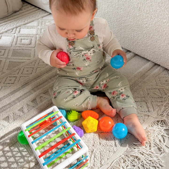 WOOPIE Elastyczna Kostka Sensoryczna Sorter dla Dzieci 13 el.