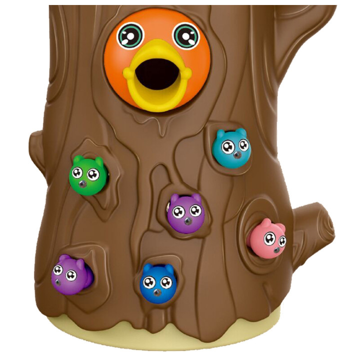 WOOPIE Magnetic Arcade Game Catch the Bug 2 Woodpeckers + 10 Bugs