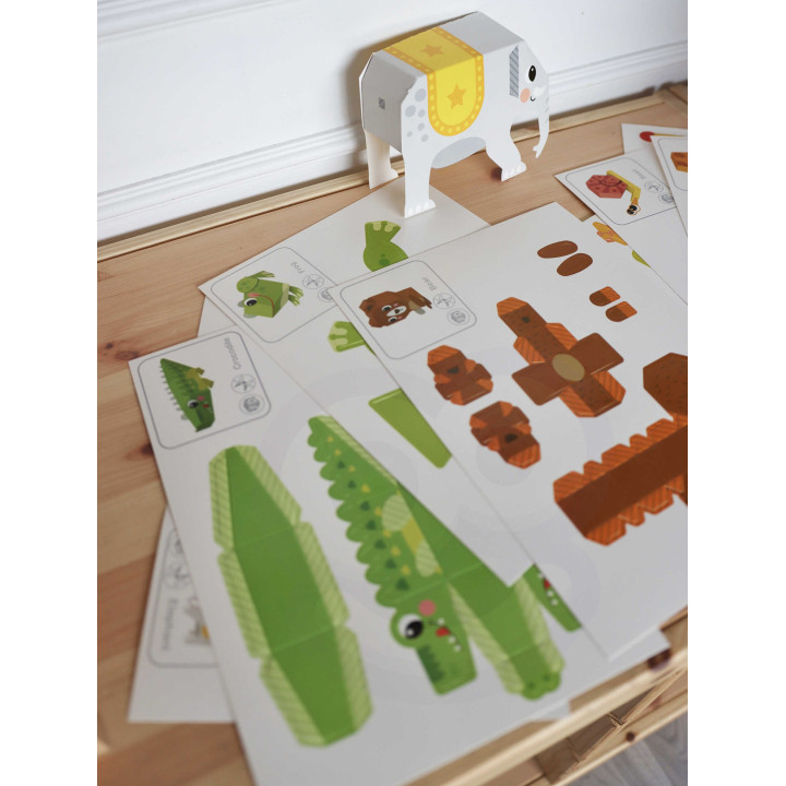 WOOPIE ART&FUN DIY 3D Origami Creative Kit 10 Animals