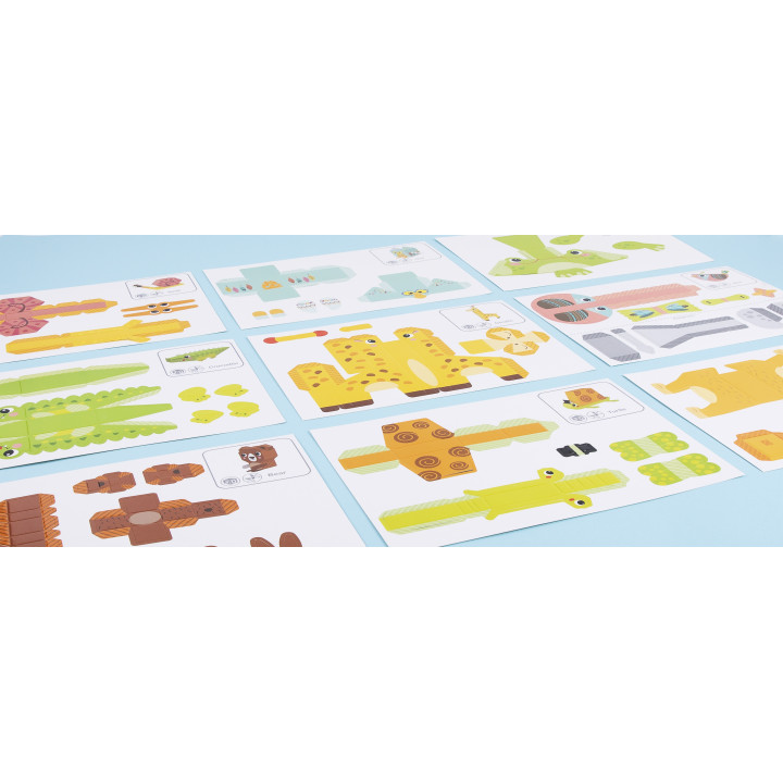 WOOPIE ART&FUN DIY 3D Origami Creative Kit 10 Animals