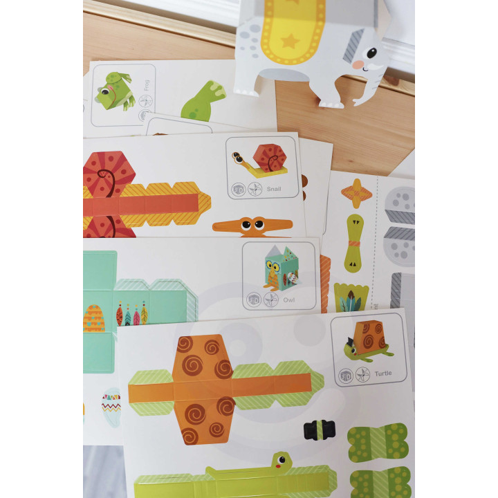 WOOPIE ART&FUN DIY 3D Origami Creative Kit 10 Animals