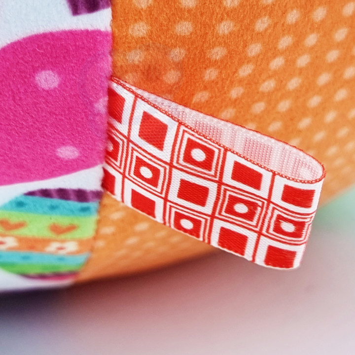 WOOPIE BABY Soft Sensory Ball Lady Label with Sew-in for Toddlers + Sound